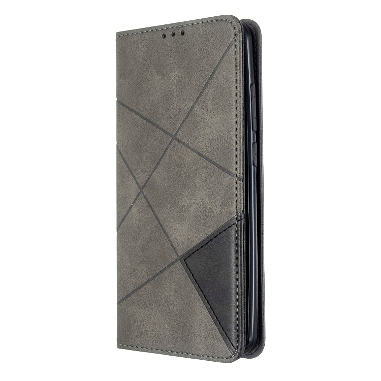 For Xiaomi Redmi 8 Rhombus Texture Horizontal Flip Magnetic Leather Case with Holder & Card Slots