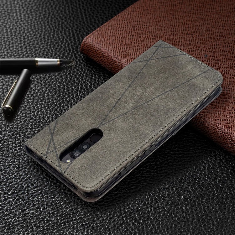 For Xiaomi Redmi 8 Rhombus Texture Horizontal Flip Magnetic Leather Case with Holder & Card Slots