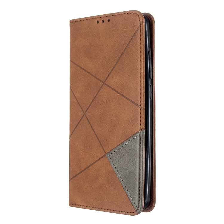 For Xiaomi Redmi 8 Rhombus Texture Horizontal Flip Magnetic Leather Case with Holder & Card Slots