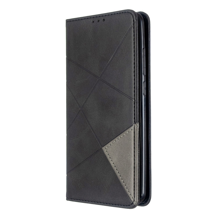 For Xiaomi Redmi 8 Rhombus Texture Horizontal Flip Magnetic Leather Case with Holder & Card Slots