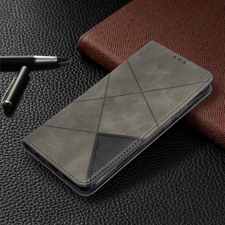 For Xiaomi Redmi 8A Rhombus Texture Horizontal Flip Magnetic Leather Case with Holder & Card Slots