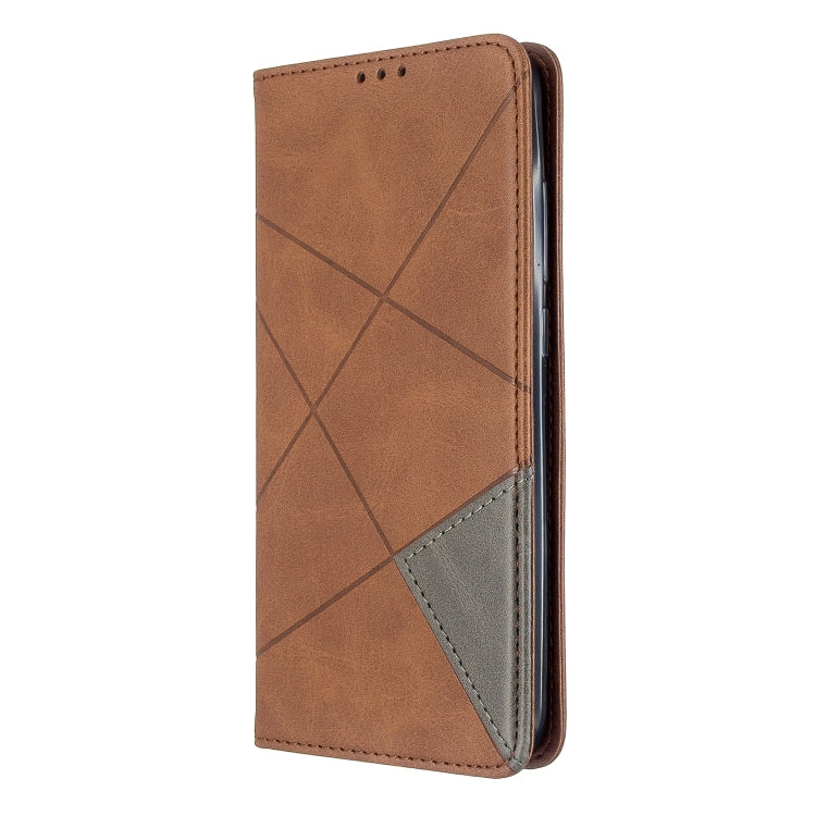 For Xiaomi Redmi 8A Rhombus Texture Horizontal Flip Magnetic Leather Case with Holder & Card Slots