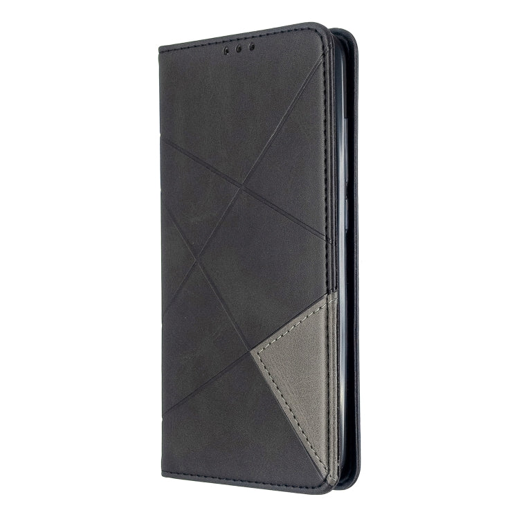 For Xiaomi Redmi 8A Rhombus Texture Horizontal Flip Magnetic Leather Case with Holder & Card Slots