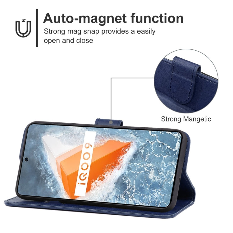 Leather Phone Case For vivo iQOO 9