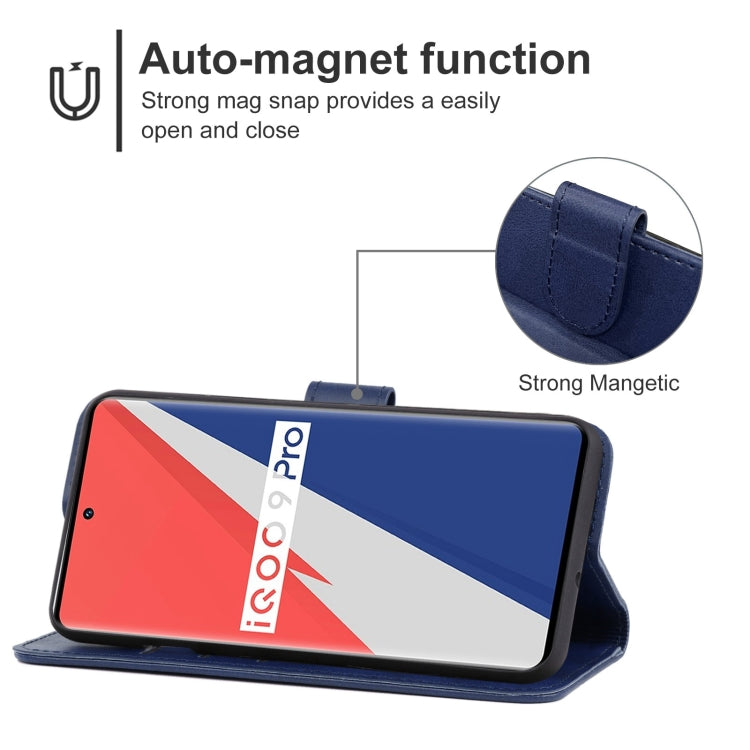 Leather Phone Case For vivo iQOO 9 Pro