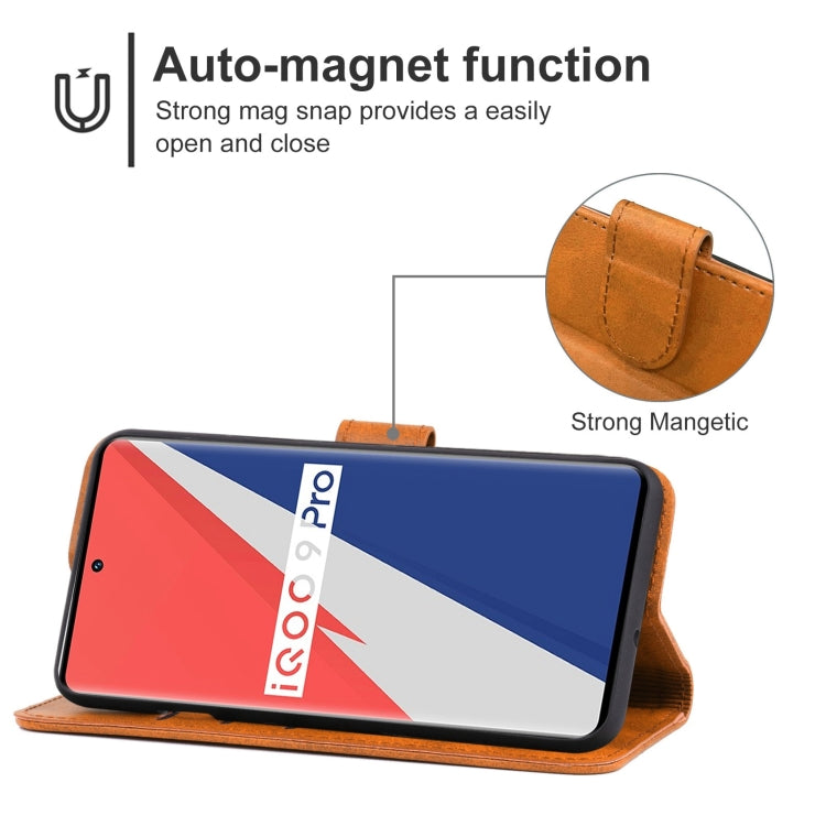 Leather Phone Case For vivo iQOO 9 Pro