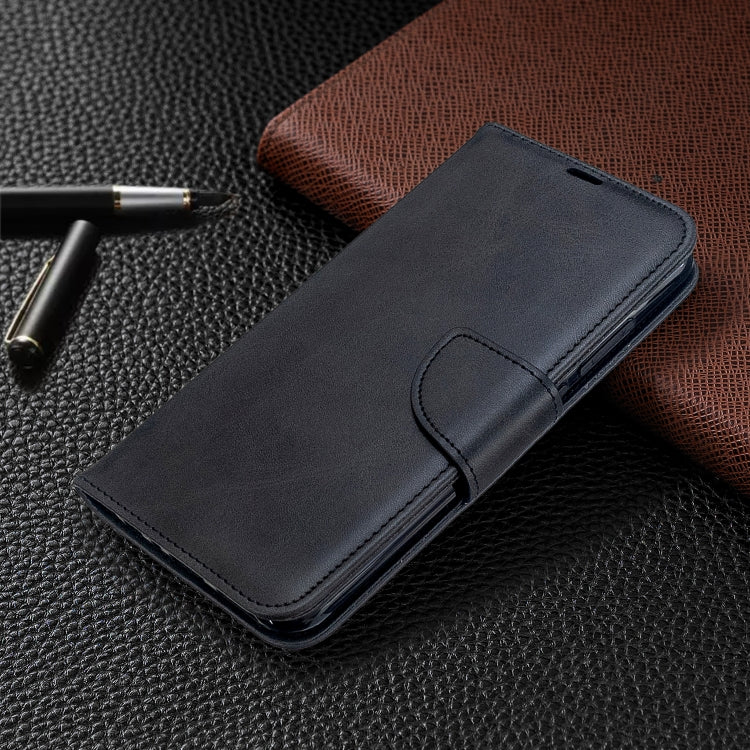 For Xiaomi Redmi Note 8T Retro Lambskin Texture Pure Color Horizontal Flip PU Leather Case with Holder & Card Slots & Wallet & Lanyard