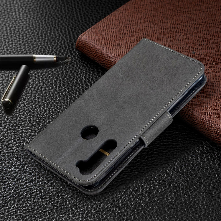 For Xiaomi Redmi Note 8T Retro Lambskin Texture Pure Color Horizontal Flip PU Leather Case with Holder & Card Slots & Wallet & Lanyard