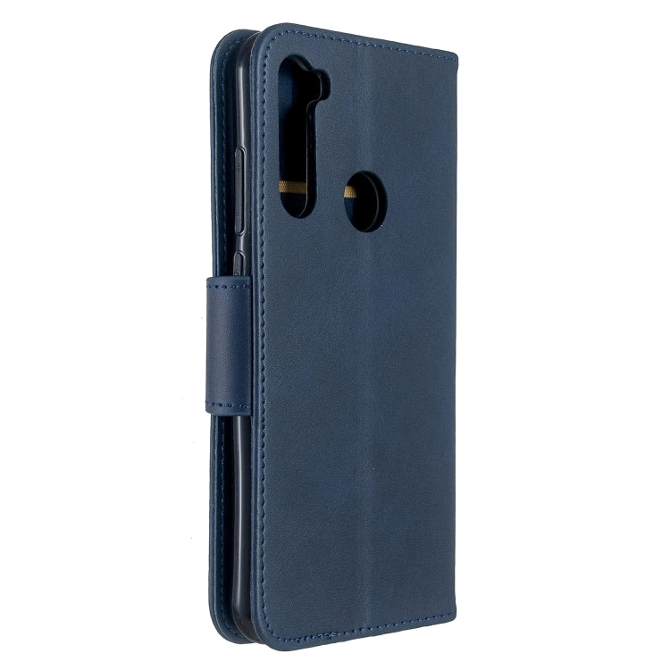 For Xiaomi Redmi Note 8T Retro Lambskin Texture Pure Color Horizontal Flip PU Leather Case with Holder & Card Slots & Wallet & Lanyard