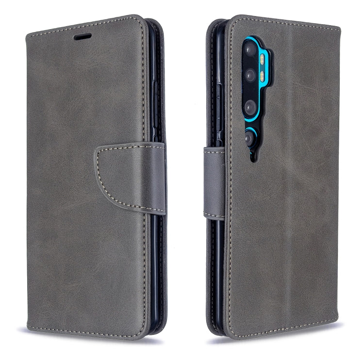 For Xiaomi CC9 Pro / Note 10 / Note 10 Pro Retro Lambskin Texture Pure Color Horizontal Flip PU Leather Case with Holder & Card Slots & Wallet & Lanyard
