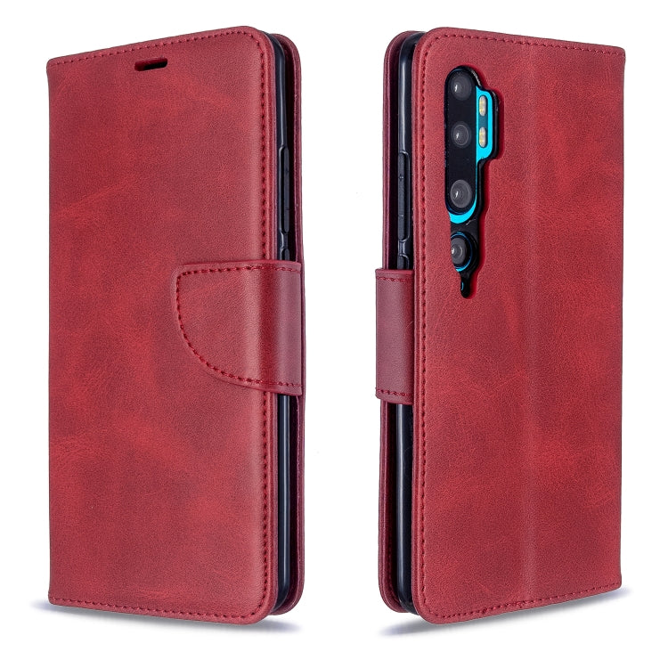 For Xiaomi CC9 Pro / Note 10 / Note 10 Pro Retro Lambskin Texture Pure Color Horizontal Flip PU Leather Case with Holder & Card Slots & Wallet & Lanyard