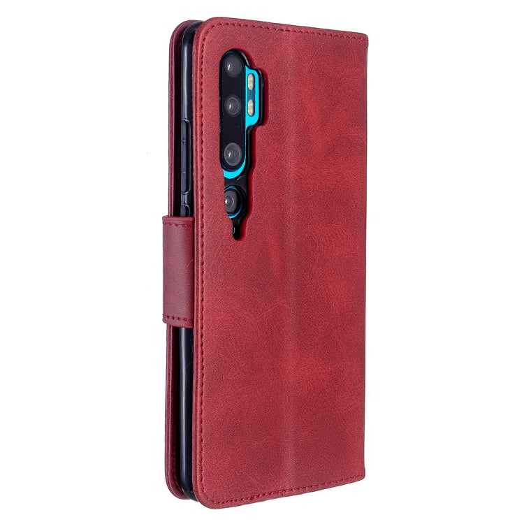 For Xiaomi CC9 Pro / Note 10 / Note 10 Pro Retro Lambskin Texture Pure Color Horizontal Flip PU Leather Case with Holder & Card Slots & Wallet & Lanyard