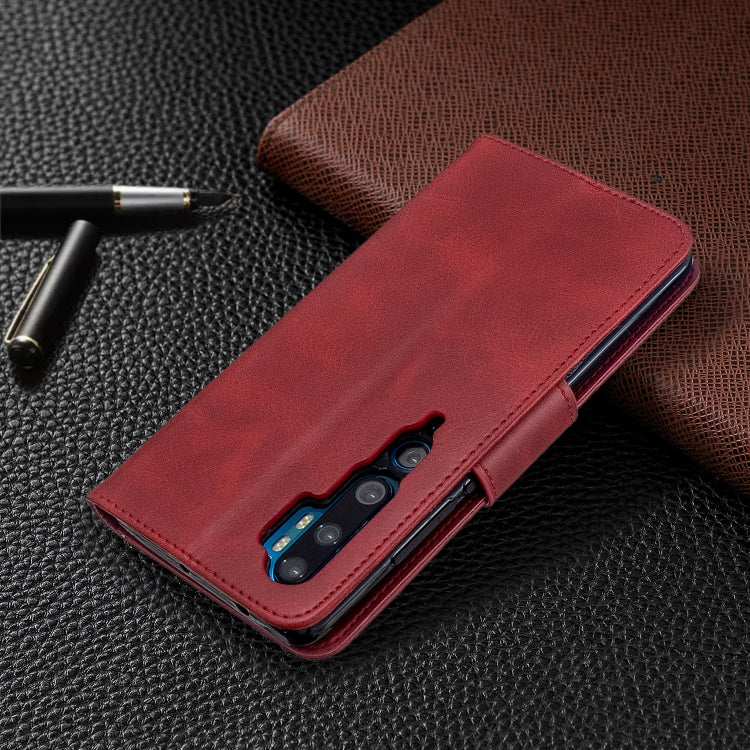 For Xiaomi CC9 Pro / Note 10 / Note 10 Pro Retro Lambskin Texture Pure Color Horizontal Flip PU Leather Case with Holder & Card Slots & Wallet & Lanyard