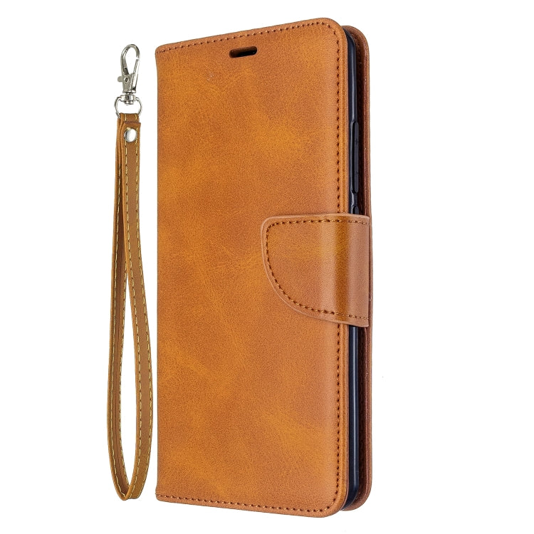 For Xiaomi CC9 Pro / Note 10 / Note 10 Pro Retro Lambskin Texture Pure Color Horizontal Flip PU Leather Case with Holder & Card Slots & Wallet & Lanyard