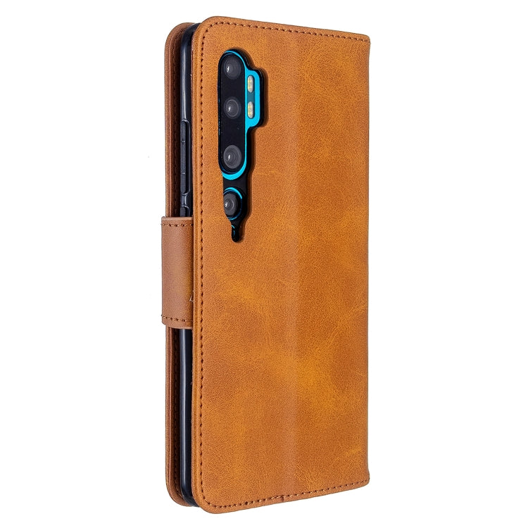 For Xiaomi CC9 Pro / Note 10 / Note 10 Pro Retro Lambskin Texture Pure Color Horizontal Flip PU Leather Case with Holder & Card Slots & Wallet & Lanyard