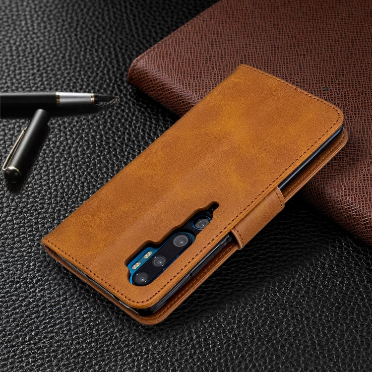 For Xiaomi CC9 Pro / Note 10 / Note 10 Pro Retro Lambskin Texture Pure Color Horizontal Flip PU Leather Case with Holder & Card Slots & Wallet & Lanyard