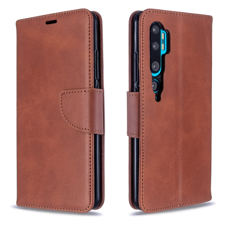 For Xiaomi CC9 Pro / Note 10 / Note 10 Pro Retro Lambskin Texture Pure Color Horizontal Flip PU Leather Case with Holder & Card Slots & Wallet & Lanyard