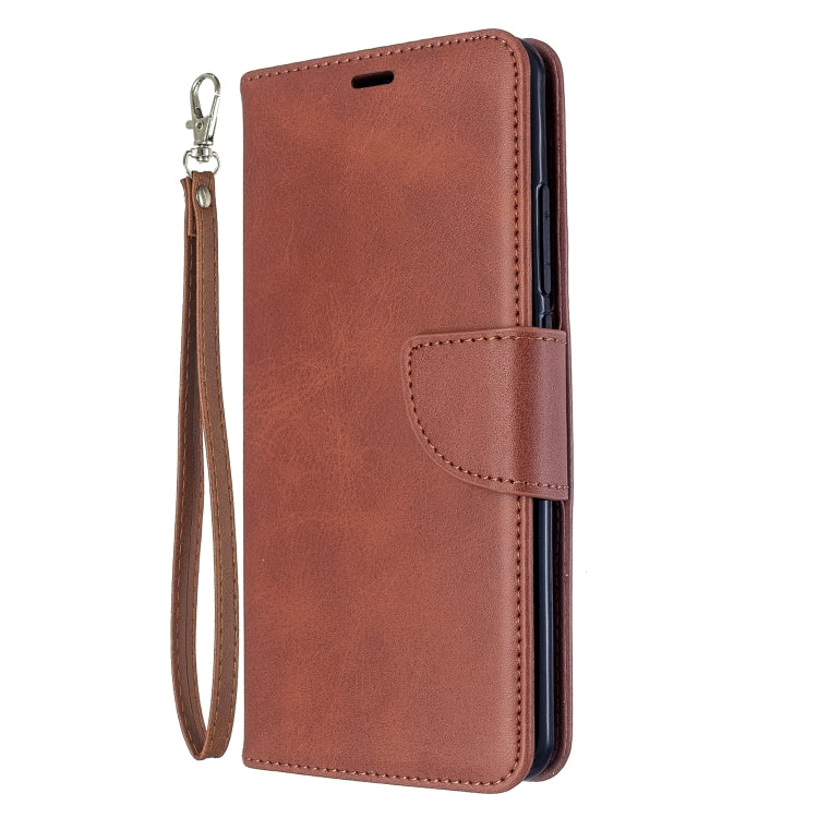 For Xiaomi CC9 Pro / Note 10 / Note 10 Pro Retro Lambskin Texture Pure Color Horizontal Flip PU Leather Case with Holder & Card Slots & Wallet & Lanyard