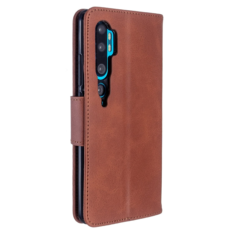 For Xiaomi CC9 Pro / Note 10 / Note 10 Pro Retro Lambskin Texture Pure Color Horizontal Flip PU Leather Case with Holder & Card Slots & Wallet & Lanyard