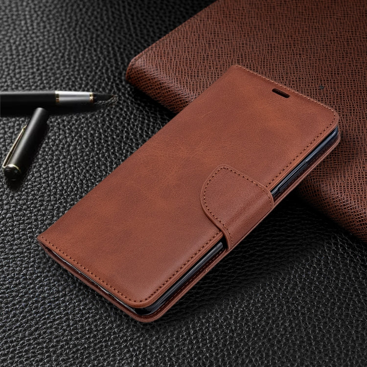 For Xiaomi CC9 Pro / Note 10 / Note 10 Pro Retro Lambskin Texture Pure Color Horizontal Flip PU Leather Case with Holder & Card Slots & Wallet & Lanyard