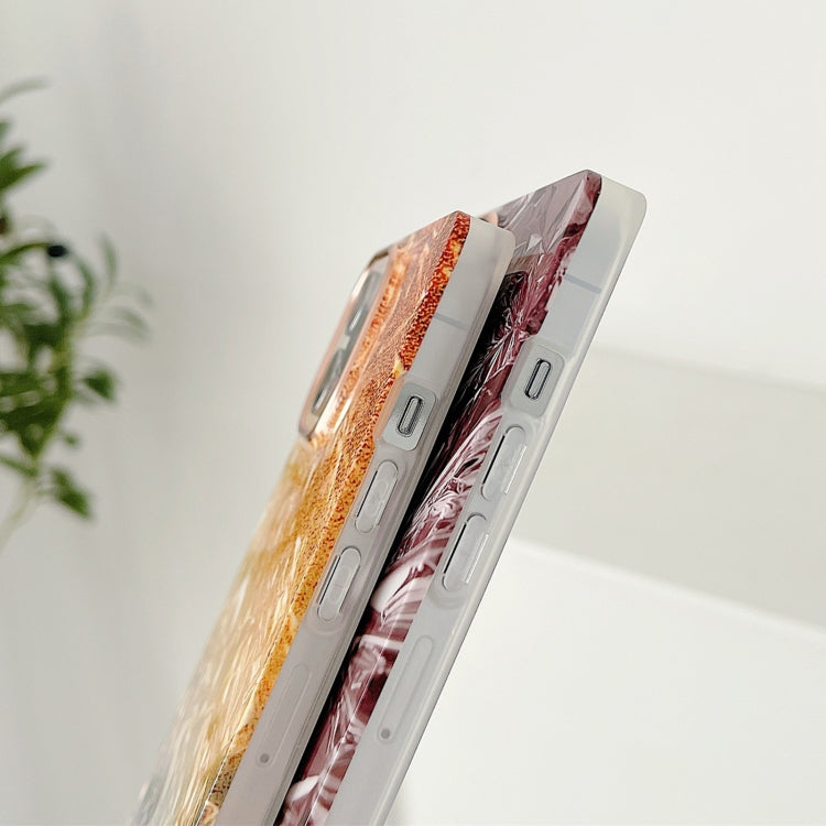 For iPhone 11 Pro Square Plating Gold Edge Phone Case