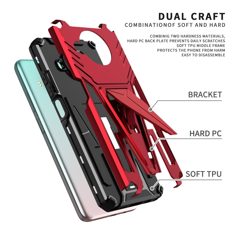 For Xiaomi Redmi Note 9 Pro 5G Super V Armor PC + TPU Phone Case with Holder