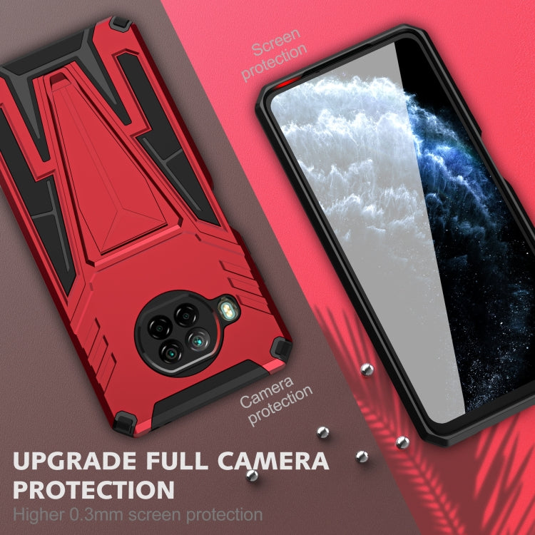 For Xiaomi Redmi Note 9 Pro 5G Super V Armor PC + TPU Phone Case with Holder