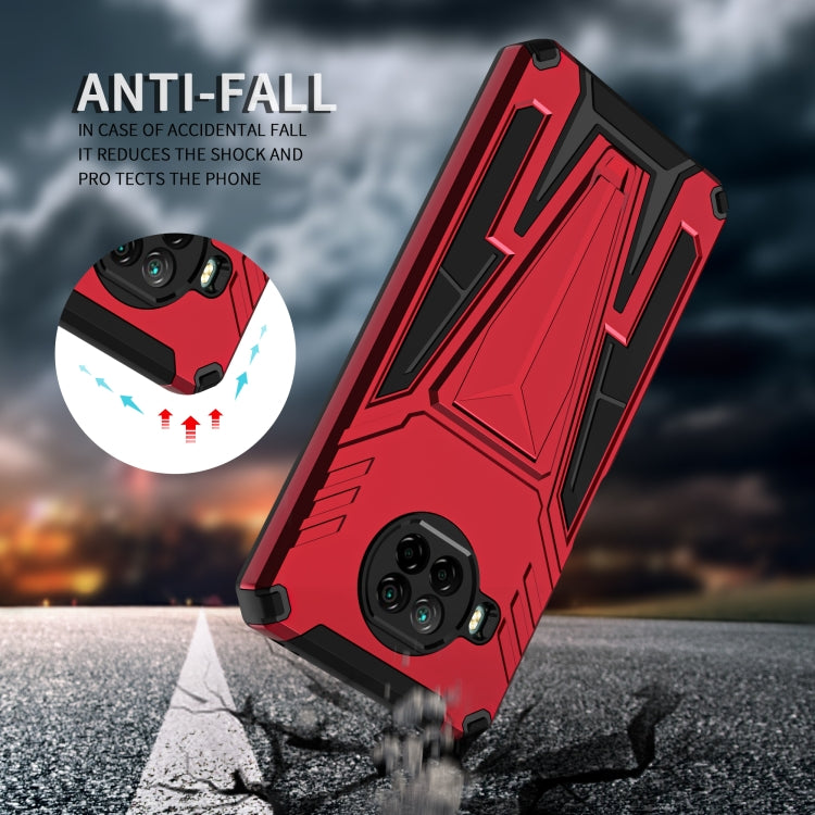 For Xiaomi Redmi Note 9 Pro 5G Super V Armor PC + TPU Phone Case with Holder