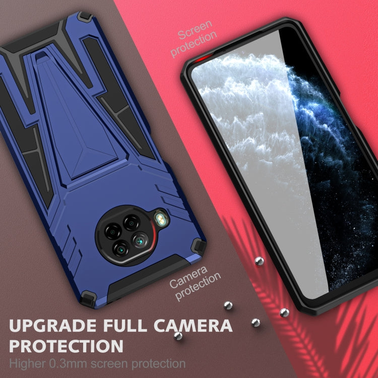 For Xiaomi Redmi Note 9 Pro 5G Super V Armor PC + TPU Phone Case with Holder