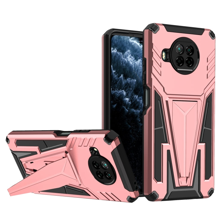 For Xiaomi Redmi Note 9 Pro 5G Super V Armor PC + TPU Phone Case with Holder