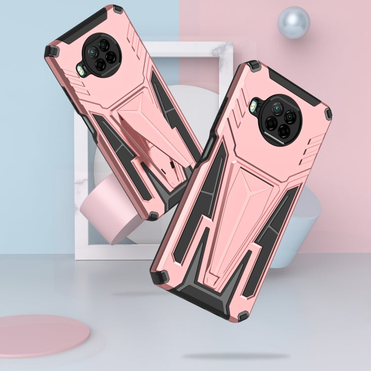 For Xiaomi Redmi Note 9 Pro 5G Super V Armor PC + TPU Phone Case with Holder