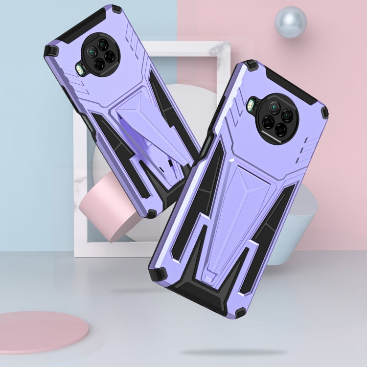 For Xiaomi Redmi Note 9 Pro 5G Super V Armor PC + TPU Phone Case with Holder