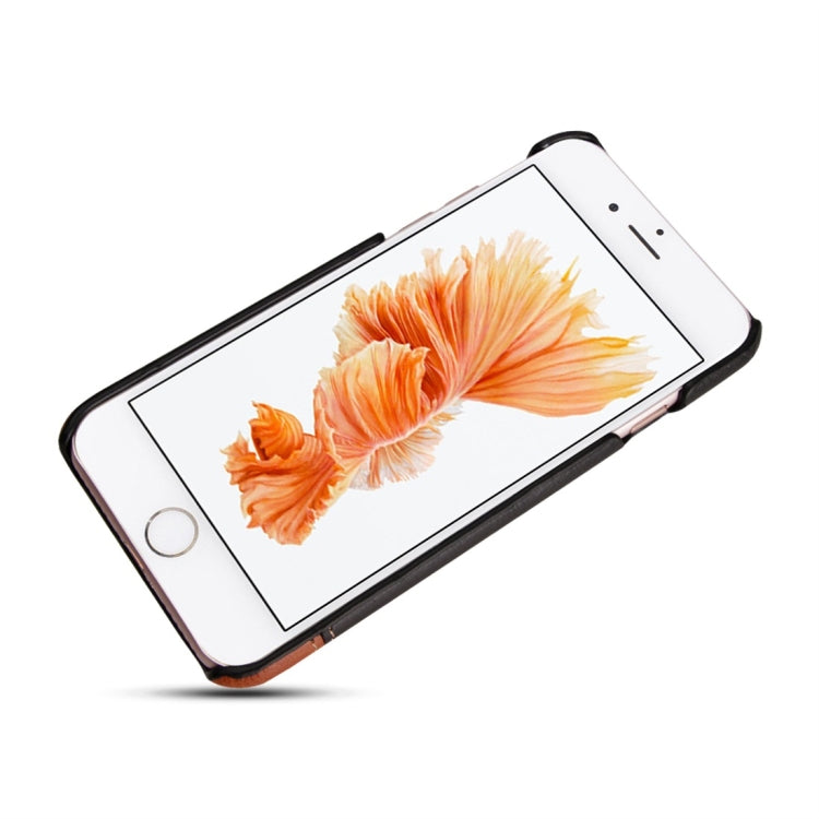 For iPhone 7 / 8 Retro Litchi Texture Stitching Color Protective Case with Card Slots