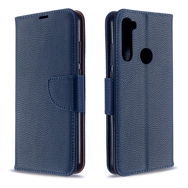 For Xiaomi Redmi Note 8T Litchi Texture Pure Color Horizontal Flip PU Leather Case with Holder & Card Slots & Wallet & Lanyard