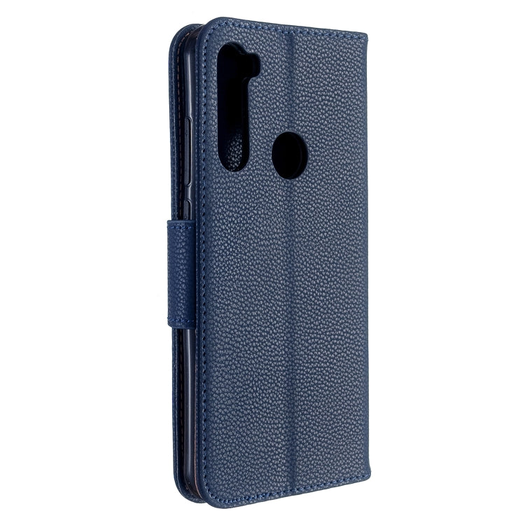 For Xiaomi Redmi Note 8T Litchi Texture Pure Color Horizontal Flip PU Leather Case with Holder & Card Slots & Wallet & Lanyard