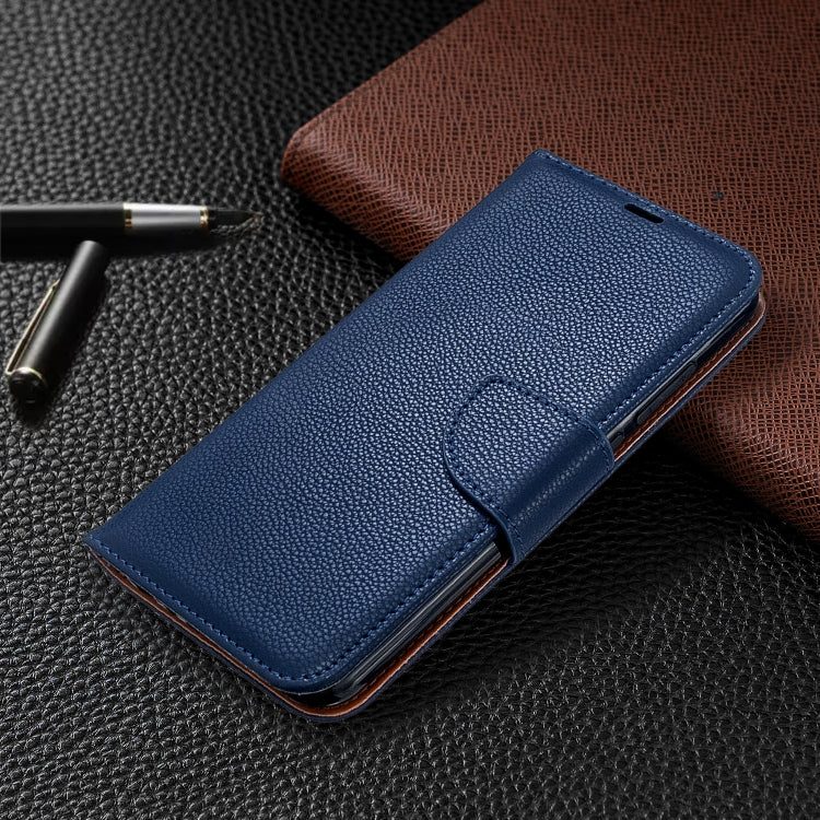 For Xiaomi Redmi Note 8T Litchi Texture Pure Color Horizontal Flip PU Leather Case with Holder & Card Slots & Wallet & Lanyard
