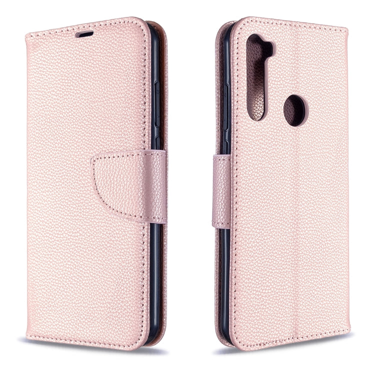 For Xiaomi Redmi Note 8T Litchi Texture Pure Color Horizontal Flip PU Leather Case with Holder & Card Slots & Wallet & Lanyard