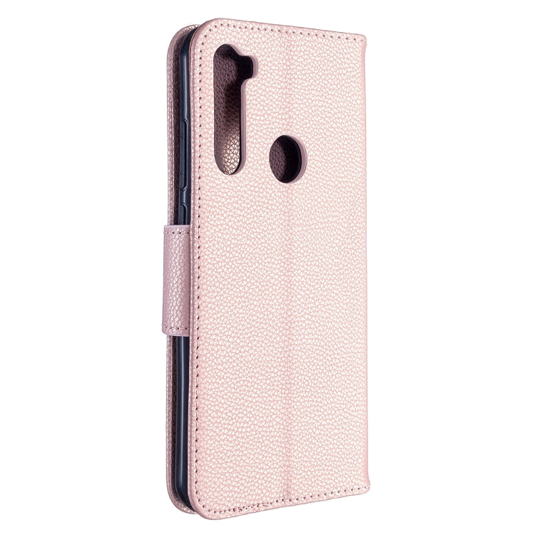 For Xiaomi Redmi Note 8T Litchi Texture Pure Color Horizontal Flip PU Leather Case with Holder & Card Slots & Wallet & Lanyard