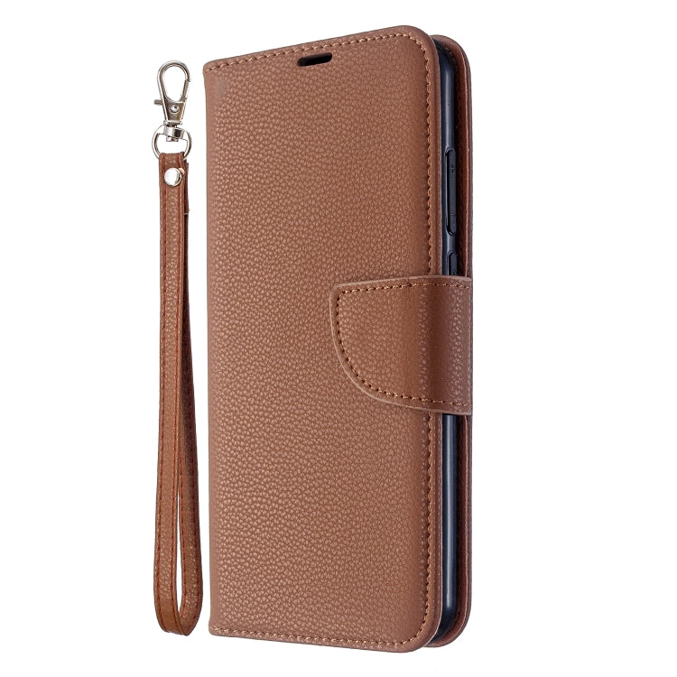 For Xiaomi Redmi Note 8T Litchi Texture Pure Color Horizontal Flip PU Leather Case with Holder & Card Slots & Wallet & Lanyard