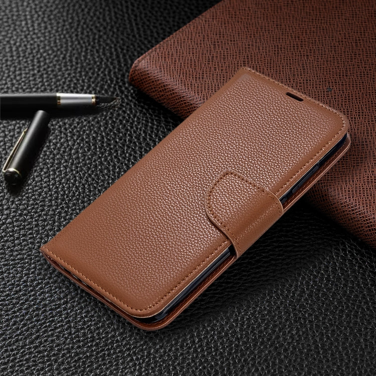 For Xiaomi Redmi Note 8T Litchi Texture Pure Color Horizontal Flip PU Leather Case with Holder & Card Slots & Wallet & Lanyard