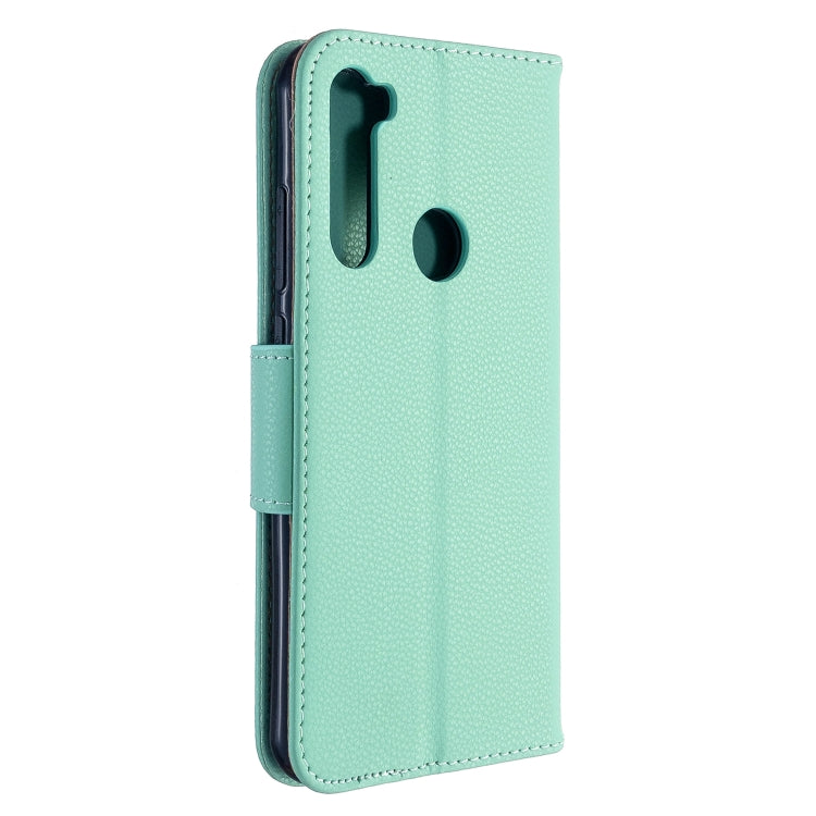 For Xiaomi Redmi Note 8T Litchi Texture Pure Color Horizontal Flip PU Leather Case with Holder & Card Slots & Wallet & Lanyard