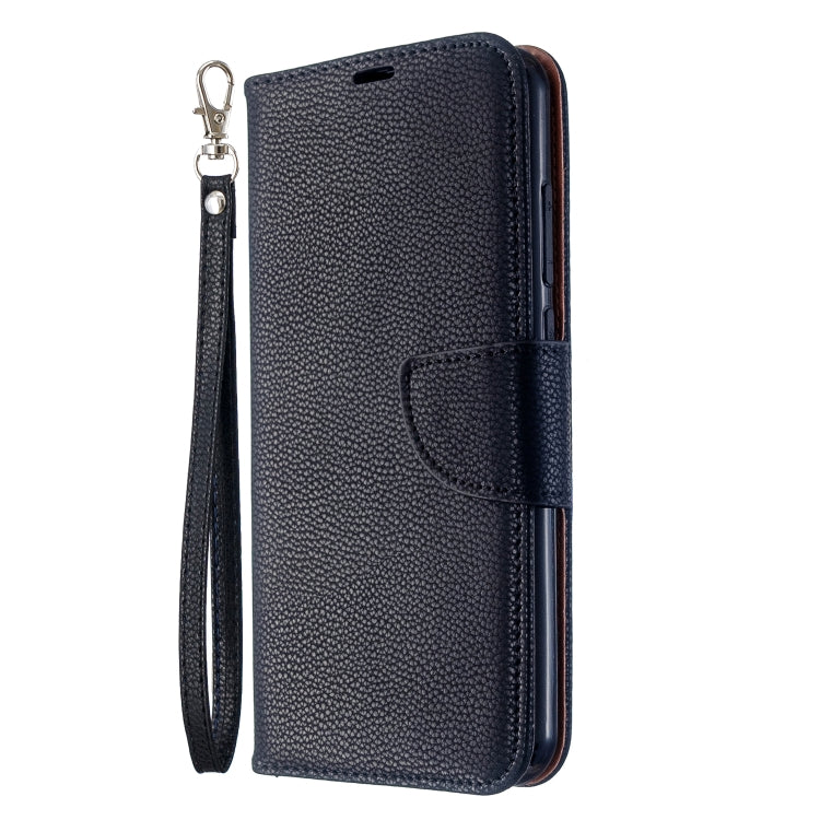 For Xiaomi Redmi Note 8T Litchi Texture Pure Color Horizontal Flip PU Leather Case with Holder & Card Slots & Wallet & Lanyard