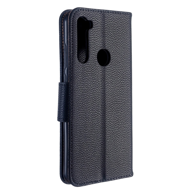 For Xiaomi Redmi Note 8T Litchi Texture Pure Color Horizontal Flip PU Leather Case with Holder & Card Slots & Wallet & Lanyard