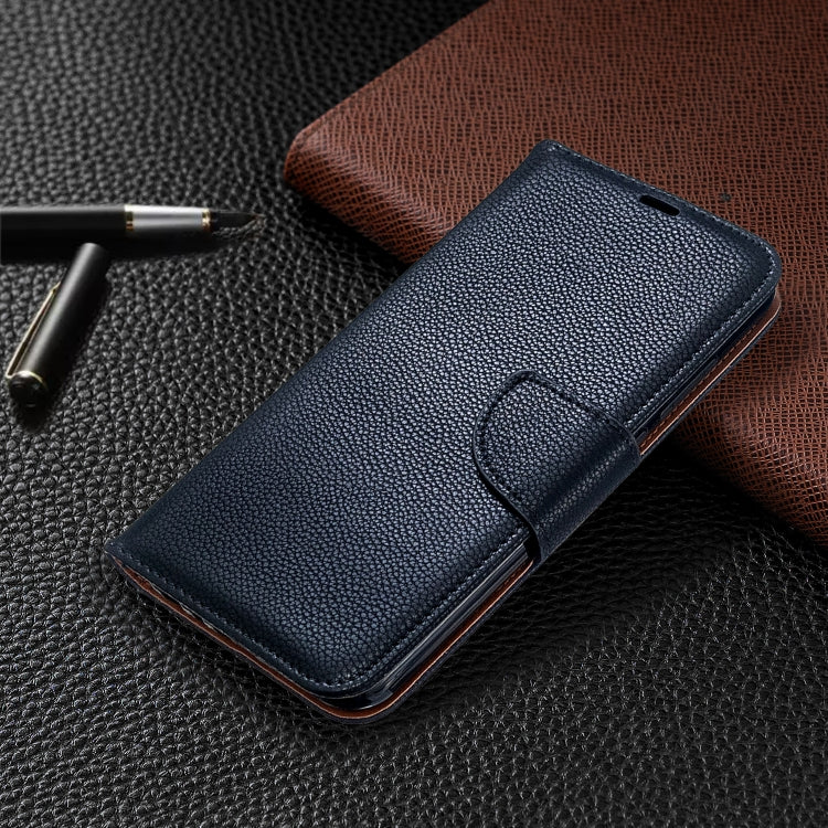 For Xiaomi Redmi Note 8T Litchi Texture Pure Color Horizontal Flip PU Leather Case with Holder & Card Slots & Wallet & Lanyard