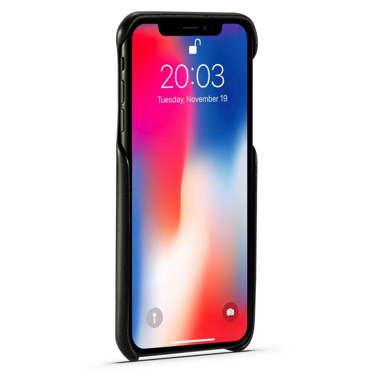 For iPhone XR Shockproof PC + PU Protective Case with Holder & Card Slots