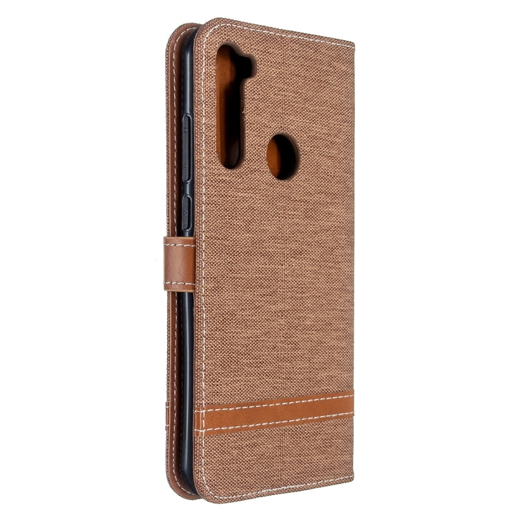 For Xiaomi CC9 Pro / Note 10 / Note 10 Pro Color Matching Denim Texture Horizontal Flip PU Leather Case with Holder & Card Slots & Wallet & Lanyard