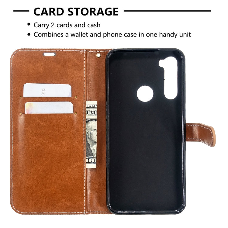 For Xiaomi CC9 Pro / Note 10 / Note 10 Pro Color Matching Denim Texture Horizontal Flip PU Leather Case with Holder & Card Slots & Wallet & Lanyard