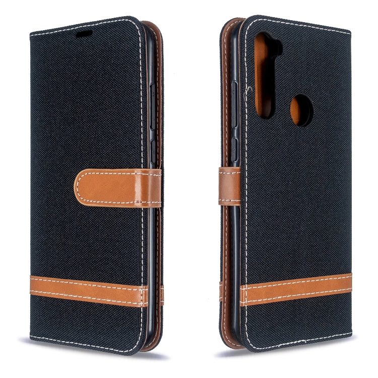 For Xiaomi CC9 Pro / Note 10 / Note 10 Pro Color Matching Denim Texture Horizontal Flip PU Leather Case with Holder & Card Slots & Wallet & Lanyard