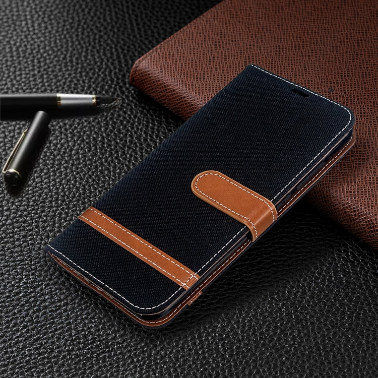 For Xiaomi CC9 Pro / Note 10 / Note 10 Pro Color Matching Denim Texture Horizontal Flip PU Leather Case with Holder & Card Slots & Wallet & Lanyard