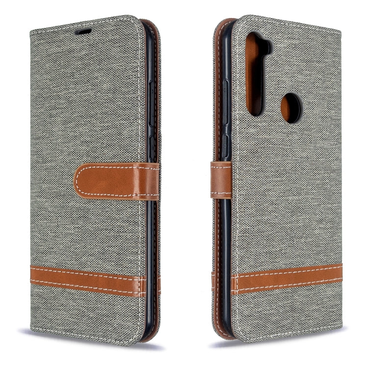 For Xiaomi CC9 Pro / Note 10 / Note 10 Pro Color Matching Denim Texture Horizontal Flip PU Leather Case with Holder & Card Slots & Wallet & Lanyard
